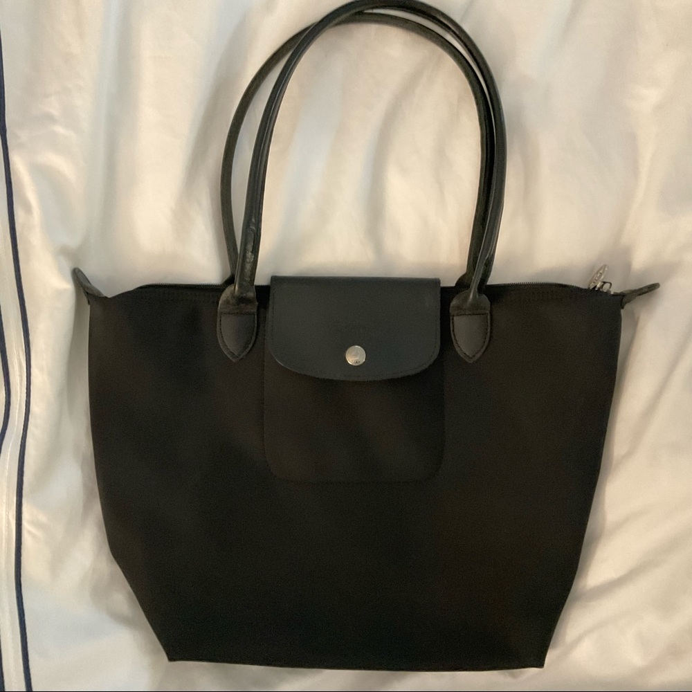 Longchamp Black Neo tote